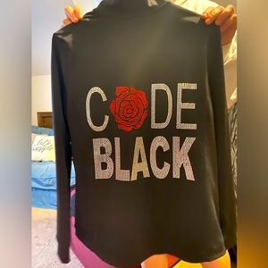 CHEER EXTREME ALLSTARS CODE BLACK- RALEIGH- WARM UP JACKET